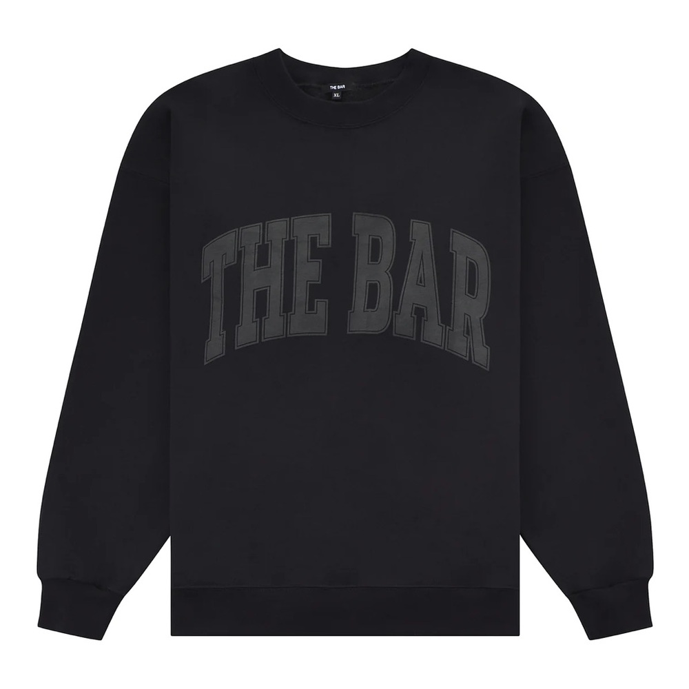 The Bar Black Crewneck Sweatshirt